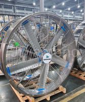 Ventilador Agrícola de 0.9m para Ganadería, Resistente al Agua y a la Corrosión, con Presión Negativa, de Alta Resistencia y Estabilidad