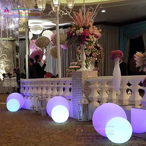 Đám cưới Bảng trang trí <span class=keywords><strong>LED</strong></span> centerpieces ánh sáng hình cầu - Product Image 5