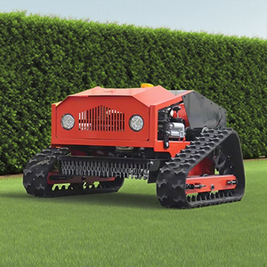 Tất cả các địa hình Máy cắt cỏ cao su theo dõi điều khiển từ xa dễ dàng để hoạt động nông nghiệp <span class=keywords><strong>RC</strong></span> máy cắt cỏ Reel Máy cắt - Product Image 5