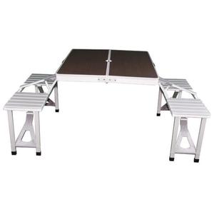 Mesa de Picnic Plegable de Aluminio Moderna para Exteriores, Modelo Wending 9918, en Oferta - Product Image 5
