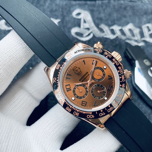 Montre automatique mécanique pour homme de qualité 3A, luxe, 40 mm, mouvement 4130 7750, aiguille de plongée, acier inoxydable, 100 bars d'étanchéité - Product Image 6