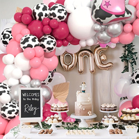 Set Balon Hari Lebah Pertama, Balon Foil Lebah Madu Daisy, Balon Lateks Polkadot Kuning Hitam untuk Dekorasi Pesta Ulang Tahun Pertama Anak
