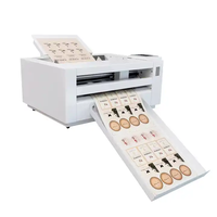 Suministro de fábrica, máquina cortadora de etiquetas adhesivas de vinilo A3 de escritorio, alimentación automática de hojas con cámara CCD y plotter cortador de servomotor