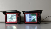 Caméra de pêche sous-marine HD-3525D avec écran couleur, enregistreur vidéo et détecteur de poissons, stockage 16 Go, câble de 25 m