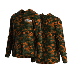 เสื้อตกปลาผู้ชายป้องกันรังสียูวี UPF50+ กันน้ำ 100% โพลีเอสเตอร์ ระบายอากาศได้ดี แห้งเร็ว แขนยาว พิมพ์โลโก้ได้ตามต้องการ มีไซส์ใหญ่ - Product Image 6