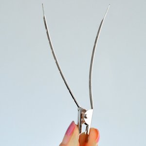12 pinces à bec de canard en métal antirouille, pinces crocodiles latérales pour la <span class=keywords><strong>coupe</strong></span> de cheveux, la teinture et le maquillage, pinces pour franges - Product Image 4