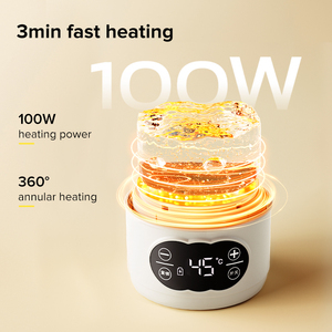 212, быстрый нагрев, портативный детский подогреватель молока, беспроводной Usb-бутылочка, портативный чайник для чая и кофе - Product Image 4