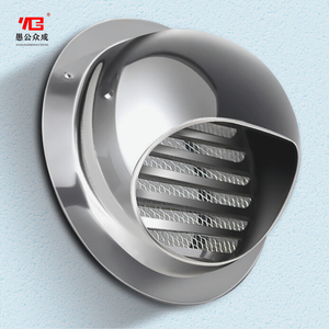 Penutup grill ventilasi udara eksternal, tudung luar ruangan dapur kualitas tinggi 304 201 stainless steel - Product Image 2