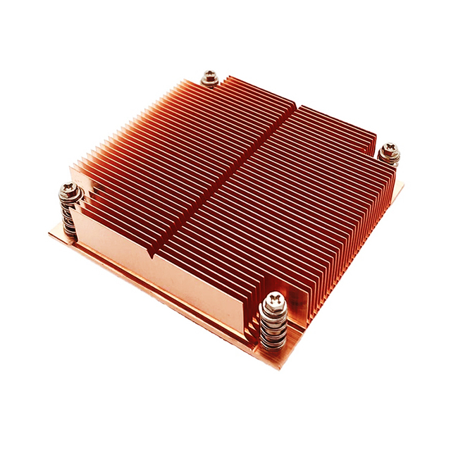 Customized Best 1U Server Passive Intel Socket Lga 2011 2066 Cpu Cooler WIth Pure Copper Skiving Heatsink