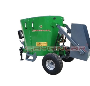 เครื่องผสมอาหาร3m3-Trailed-Tractor ระบบไฮดรอลิกแบบ PTO drived-Back Loader-รับประกัน1ปี - Product Image 4