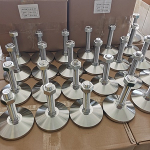 Kostenlose Muster M14 M16 M20 M24 Hochbelastbare Stahl-Nivellierfüße Verstellbare Maschinenfüße Ausgleichsfüße - Product Image 4