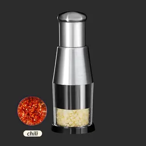 Thép không gỉ tỏi Báo Chí tỏi đùn Mincer Máy Nghiền tỏi Presser MASHER ép