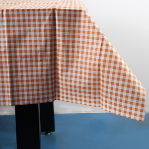 Xiangsheng Design personnalisé <span class=keywords><strong>nappe</strong></span> <span class=keywords><strong>en</strong></span> <span class=keywords><strong>papier</strong></span> grille ligne orange biodégradable et imperméable couverture <span class=keywords><strong>en</strong></span> <span class=keywords><strong>papier</strong></span> de soie imprimé moderne pour hôtel - Product Image 4