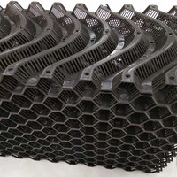 Solution de refroidissement durable pour serre de ferme avicole Cellules d'eau et coussinets de refroidissement en plastique pour rideau d'eau
