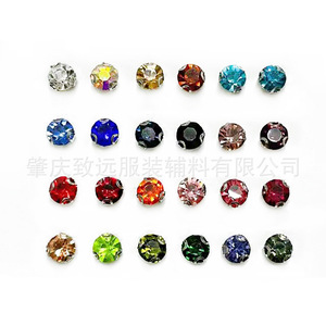 Joyería Zhiyuan, Cristales Redondos de 4MM con Engaste 3D, para Ropa, Bolsos, Accesorios, Joyería DIY - Product Image 5