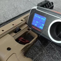 JY SRS Pistolet à balles en mousse souple avec éjecteur de douilles et compatible avec les balles de gel, jouet manuel sûr pour jouer en extérieur