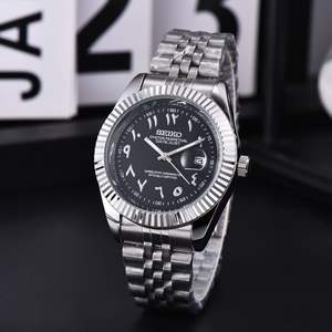 Reloj de Cuarzo de Acero Inoxidable Estilo Árabe de Oriente Medio Seko Family, 40 mm, 10 mm, Resistente al Agua 50 m - Product Image 2