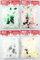 Papier de soie déchiqueté pour décoration de boîte-cadeau, panier, fête de Noël, fête de mariage, fête d'anniversaire, festival