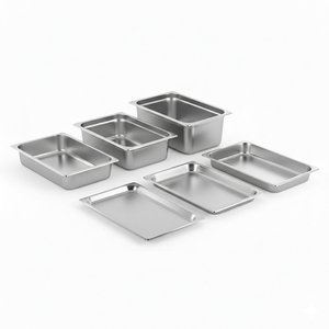 Bandeja GN de Acero Inoxidable Directo de Fábrica, Estilo USA/UE, Tamaño Completo, para Restaurantes, Hoteles y Buffets - Product Image 2
