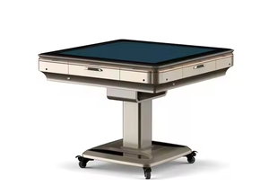 Mesa <span class=keywords><strong>Mahjong</strong></span> automática, mesa <span class=keywords><strong>Mahjong</strong></span> plegable de metal con ruedas, mesa <span class=keywords><strong>Mahjong</strong></span> automática silenciosa - Product Image 2