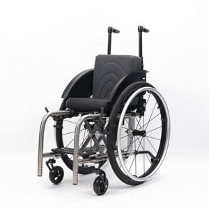 Sedia a Rotelle Sportiva Pieghevole Manuale CE SHIPENG con Ruote a Raggi in Lega di Titanio Nera Personalizzate per Bambini, Larghezza Seduta 28-36CM - Product Image 2