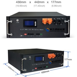 Shencai Energy Rack <b>Mounted</b> 51.2V 100Ah LiFePO4 <b>Battery</b> Module Home Energy Storage - Product Image 4