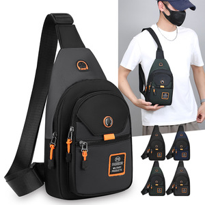 Men's Chest Bag Large Capacity Oxford Cloth Outdoor Travel Wear Resistant Crossbody Bag - Product Image 1