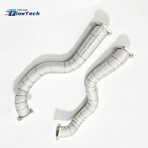 Tubo de Escape de Alto Flujo y Rendimiento para Porsche 718 Cayman GT4, Acero Inoxidable 304, Ajuste Directo con Protector Térmico - Product Image 3