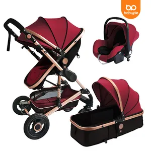 Voiture de poussette de bébé bon marché en gros EN1888 360 degrés enfants chariot Offre Spéciale chariot voyage luxe landau 3 en 1 poussette pour bébé