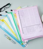 Vente en gros de sac de rangement classique personnalisé pour cartable sac de classification sac de documents en papier A4 étui à crayons A5 A6 papeterie