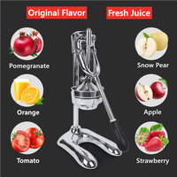 Presse-agrumes manuel en acier inoxydable, jus de citron manuel pour fruits