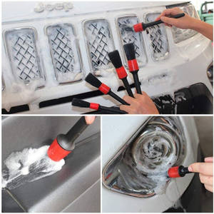 洗車ブラシキット クリーニングツール 猪毛ブラシ 自動車ディテーリングツール 製品 車内・車外用ディテーリングブラシ - Product Image 5