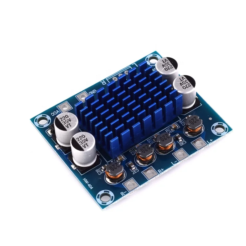 HW-404 HD двухканальный 20 Вт цифровой аудио усилитель мощности 12V 24V mp3 модуль усилителя