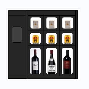 Petite armoire murale intelligente Mini <span class=keywords><strong>casier</strong></span> de stockage de paiement par carte électronique en métal pour hôtel - Product Image 3