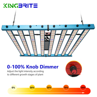Barre de culture Kingbrite Best Grow Bar 3040pcs LEDs 800W LM281B+ Pro/LM301H à spectre complet pour serres intérieures