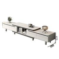 Meubles de luxe pour la maison et le bureau, meuble TV, tables basses, table d'appoint, socle carré, table basse en marbre