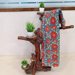 Tela Voilecotton Trade Star de 120 GSM, Peso Medio, Estampado Floral, para Manualidades, Costura y Confección, Ecológica, Estampado Sanganeri para Niñas - Product Image 4