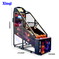 Vente directe usine : Machine de jeu de basket-ball d'arcade en métal à fort rendement, avec simulateur de tir multijoueur d'intérieur, équipement de divertissement