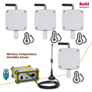 Smart Iot Farm System Zigbee 4 Sets Wireless Temperature Humedad Gateway Controlador de temperatura digital - Product Image 1