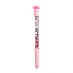 Kawaii Liquid <b>Glitter</b> Gel Pen, Cute Cartoon Flowing Sequins Pen for Girls, Students, Party Favors & Stationery Gifts - Product Image 3