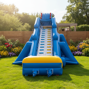 Château gonflable avec <span class=keywords><strong>toboggan</strong></span>, <span class=keywords><strong>piscine</strong></span> gonflable et souffleur pour enfants et adultes - Product Image 3