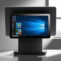 Terminal de paiement tout-en-un avec écran tactile de 15,6 pouces, système POS, terminal de paiement Windows, machine de vente, terminal personnalisé noir