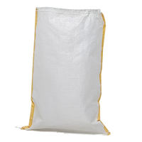 NOUVEAU Vente en gros OEM 25kg 50kg Sac tissé en PP de couleur blanche pour emballage recyclable, Sac de 50kg pour ciment, farine, riz, engrais, aliments et aliments pour animaux
