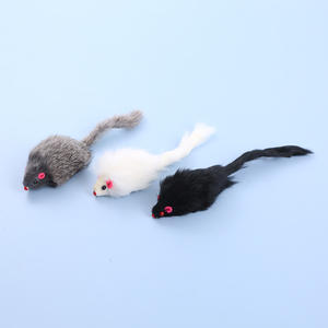 Divertido Ratón Ecológico con Sonido, Juguete de Peluche para Gatos de 17 cm, Lindo y Duradero, Venta al por Mayor - Product Image 2