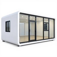 Cabine de bureau préfabriquée intelligente Smart Apple, module de travail mobile modulaire, maison-capsule pour jardin, kiosque commercial