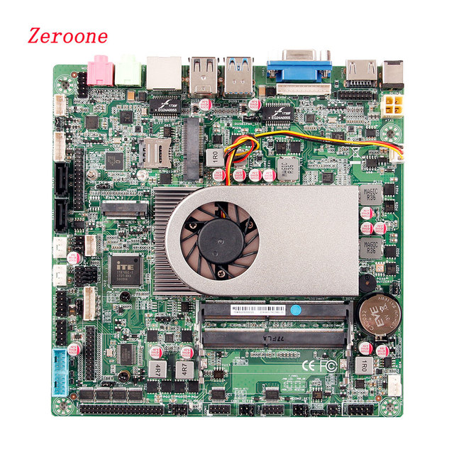 ITX Motherboard 17x17cm Intel Core I5 6360U Onboard Processor Integrated Graphics Double Channel DDR4 for Desktop