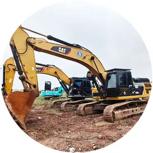 L'excavatrice Caterpillar336D Caterpillar336T d'occasion de 36 tonnes pistes de roche de carrière minière a utilisé l'excavatrice hydraulique de chenille à vendre