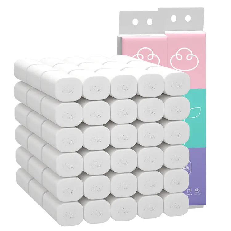Coreless roll paper 14 rolls of toilet paper, one for domestic toilet paper manufacturers