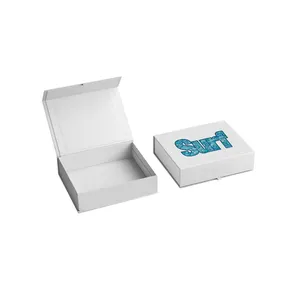 HENGXING Fast Ship White Book Style Foldable Cardboard Magnetic Paper Gifts Boxes Luxury Packaging For Small Business