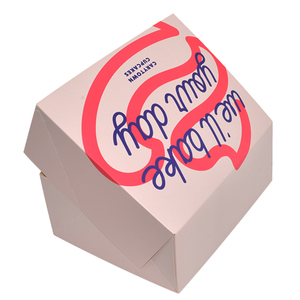 Tùy chỉnh cá nhân dùng một lần phân hủy sinh học gấp giấy các tông đóng gói bán buôn bánh Hộp bao bì cupcake bánh - Product Image 4